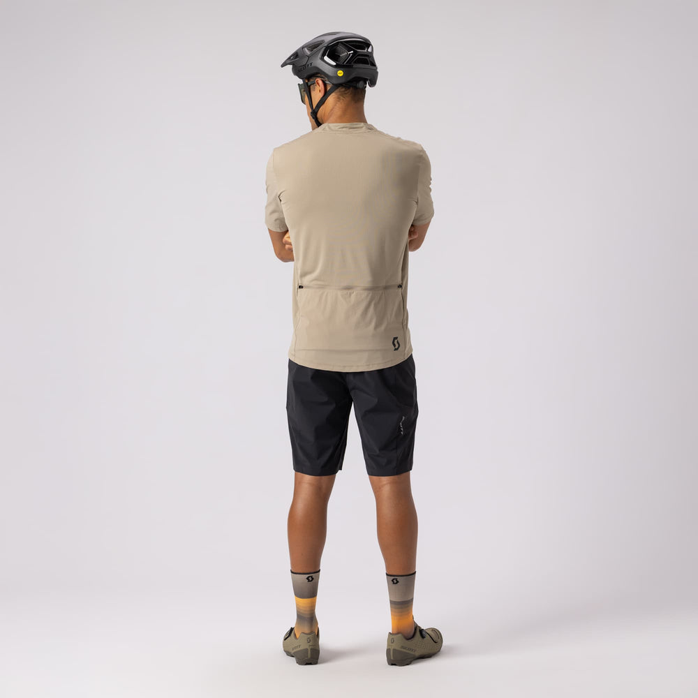 SCOTT Vertic Pro Tech SL Short-sleeve Men's Tee in Clay Purple, view 4