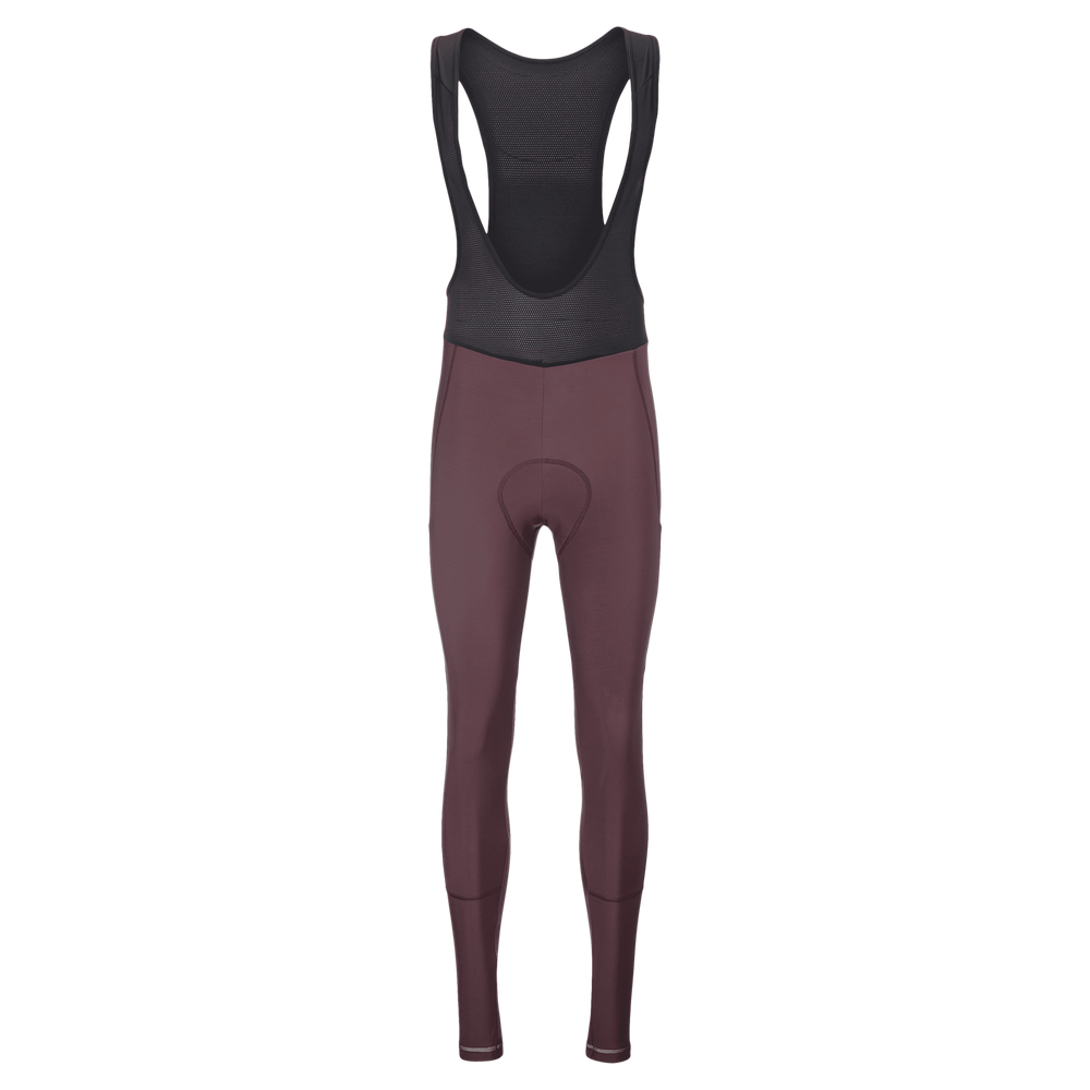 SCOTT Endurance Warm ++ Men's Bib Tights in Cocoa Red, main view