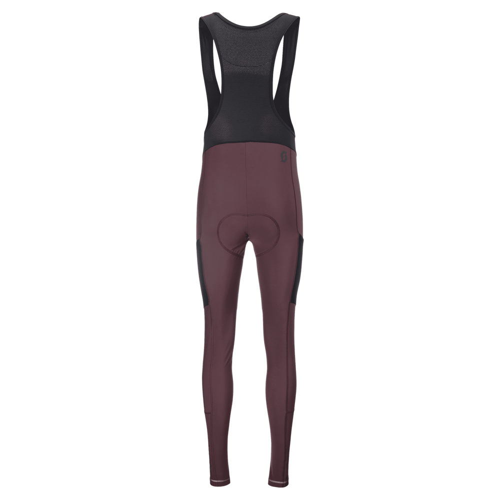SCOTT Endurance Warm ++ Men's Bib Tights in Cocoa Red, view 2