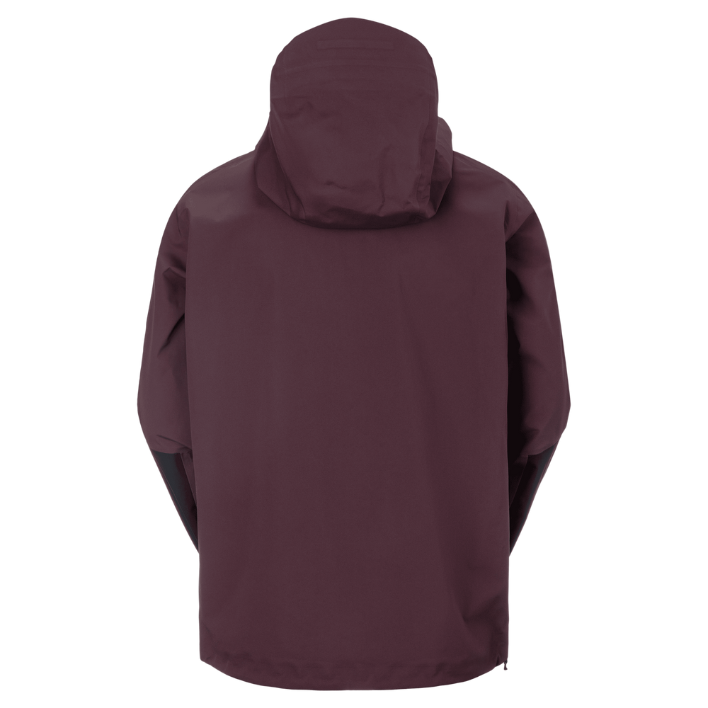 SCOTT Vertic Pro 3 Layer Waterproof Men's Jacket in Cocoa Red/Black, view 2
