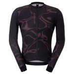 SCOTT Pro Mid Long-sleeve Men's Jersey in Cocoa Red/Black, main view