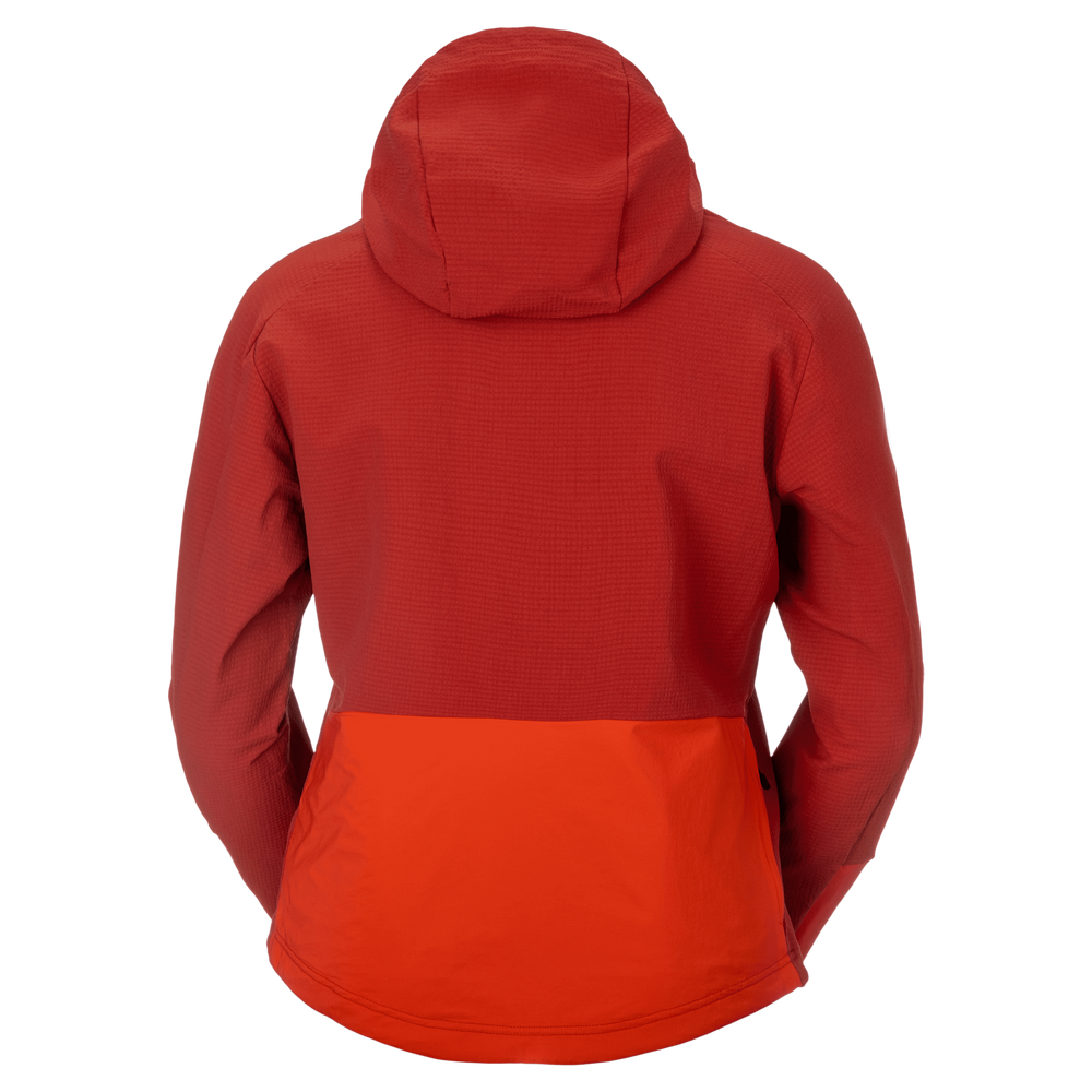 SCOTT Vertic Pro Warm Women's Hoodie in Toasted Red/Turbo Red, view 2