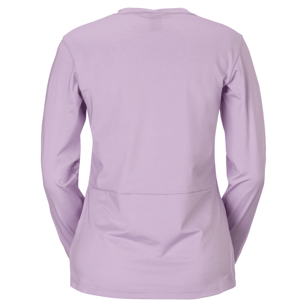 SCOTT Vertic Pro Mid Long-sleeve Women's Tee in Sherbet Purple, view 2