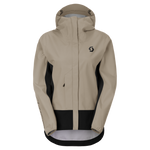 SCOTT Vertic 2.5 Layer Waterproof Women's Jacket in Portobello Beige/Black, main view