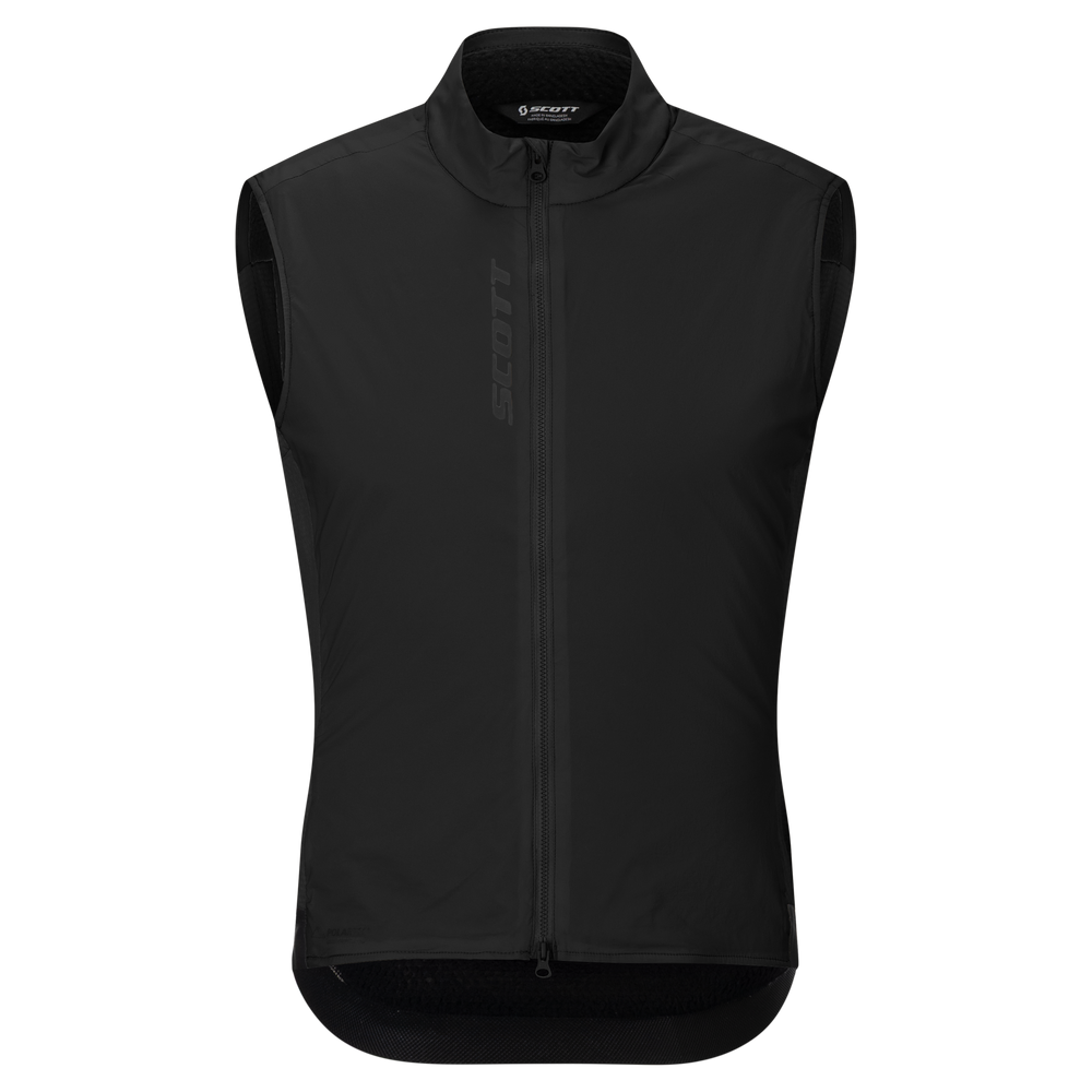 SCOTT Pro Warm Alpha Men's Vest in Black, main view
