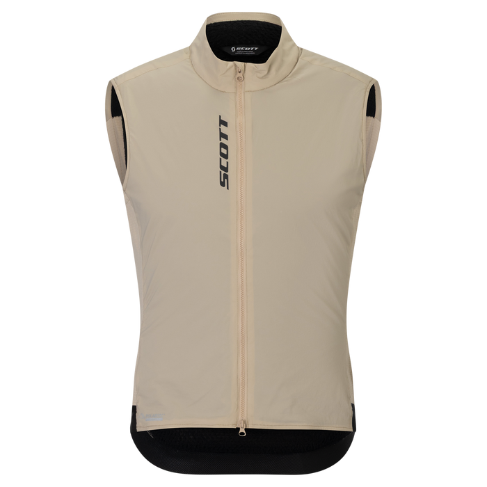 SCOTT Pro Warm Alpha Men's Vest in Portobello Beige, main view