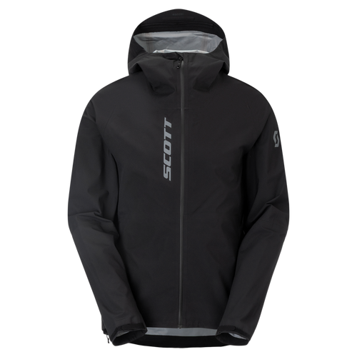 SCOTT Vertic Pro 3 Layer Waterproof Men's Jacket in Black, main view