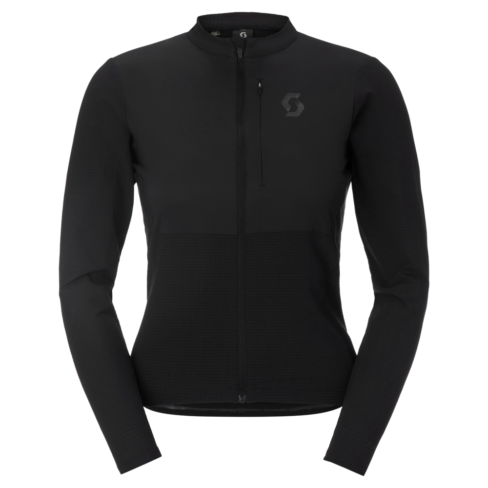 SCOTT Endurance Warm Long-sleeve Women's Jersey in Black, main view