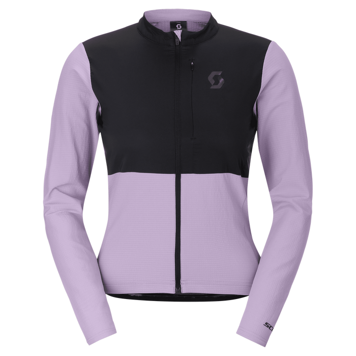 SCOTT Endurance Warm Long-sleeve Women's Jersey in Sherbet Purple/Black, main view