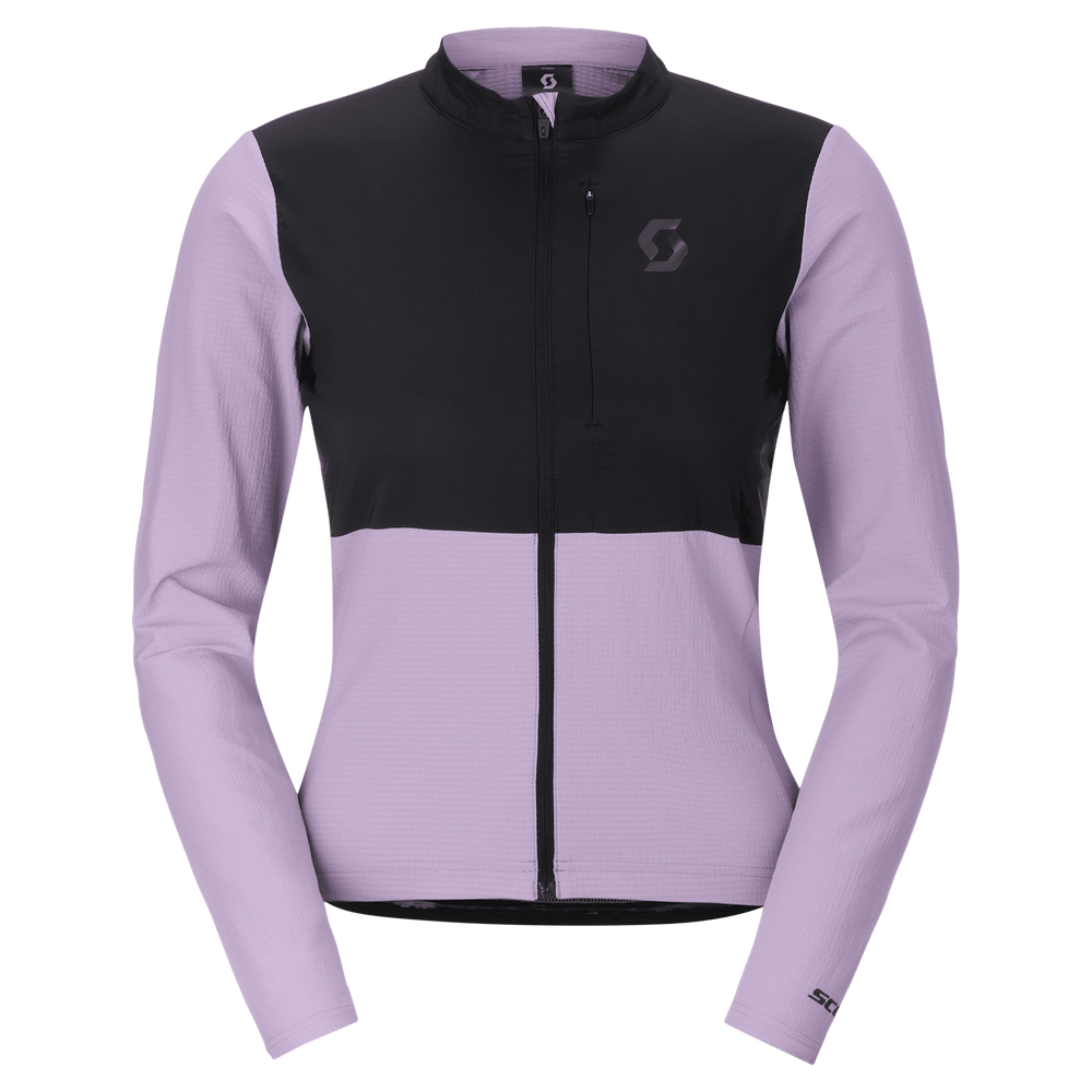 SCOTT Endurance Warm Long-sleeve Women's Jersey in Sherbet Purple/Black, main view