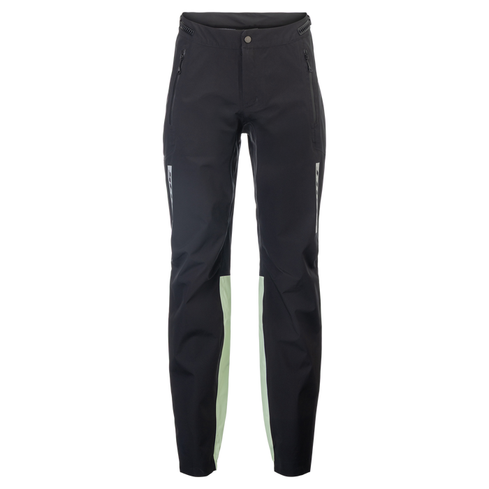 SCOTT Vertic Pro 3 Layer Waterproof Men's Pants in Black/Vapour Green, main view