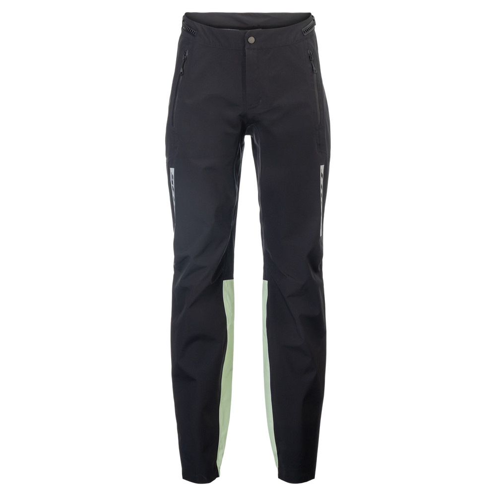 SCOTT Vertic Pro 3 Layer Waterproof Men's Pants in Black/Vapour Green, main view