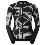 SCOTT Pro Mid Long-sleeve Women's Jersey in Black/Vapour Green, main view