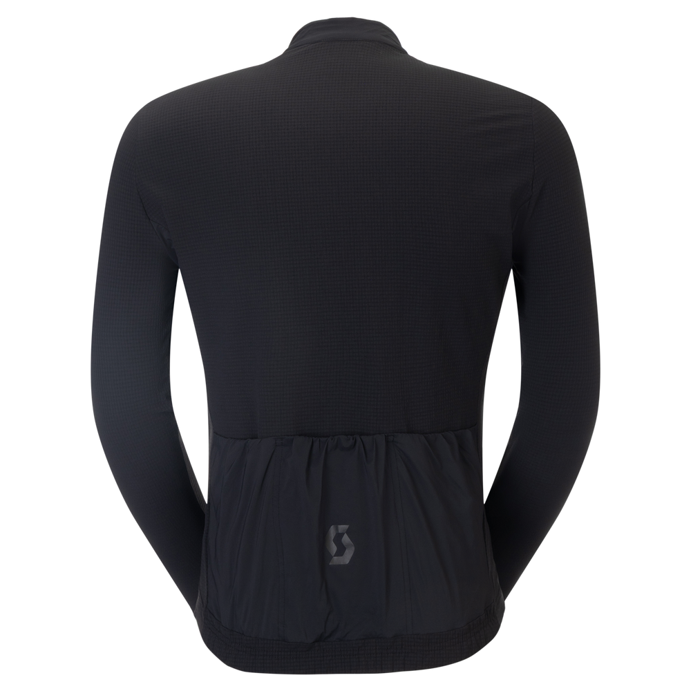 SCOTT Endurance Warm Long-sleeve Men's Jersey in Black, view 2
