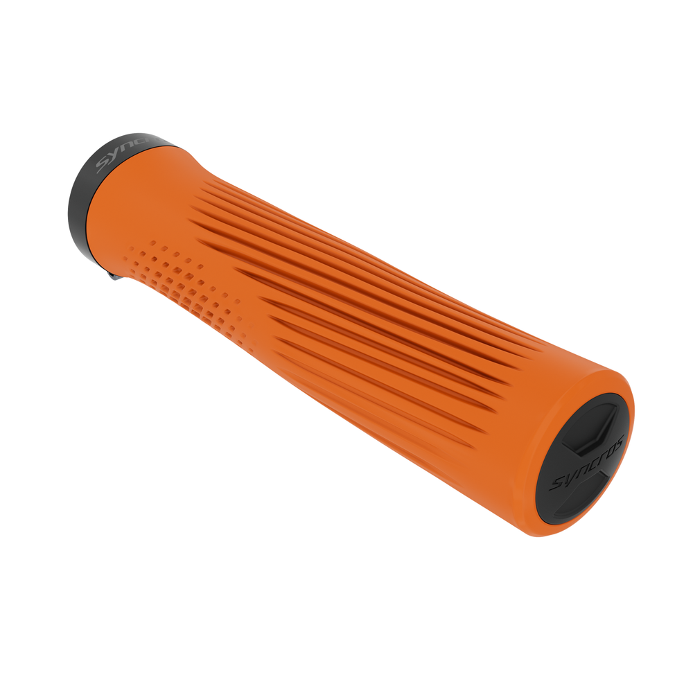 Syncros XC Lock-On Grips in Acid Orange, main view