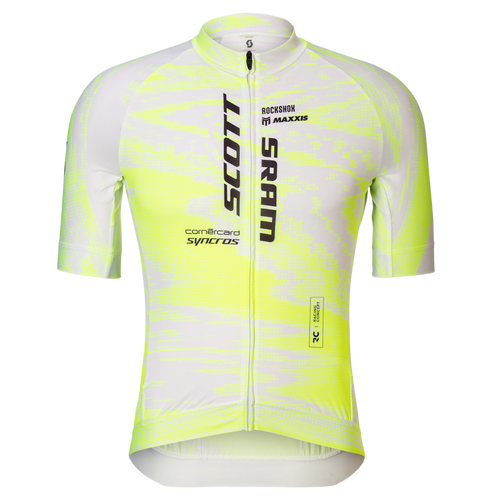 SCOTT RC Pro Short-sleeve Men's Jersey in Black/White, main view