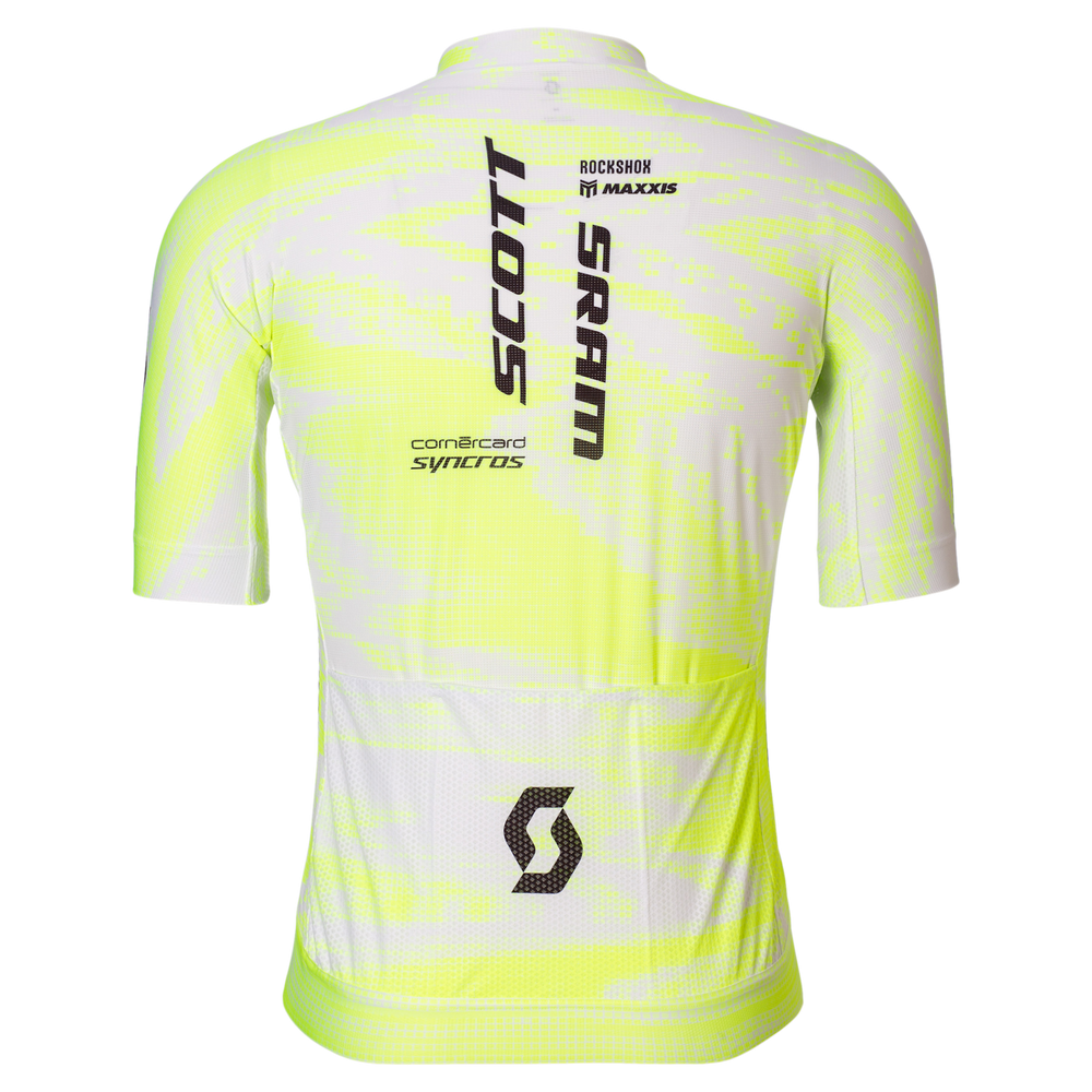 SCOTT RC Pro Short-sleeve Men's Jersey in Black/White, view 2