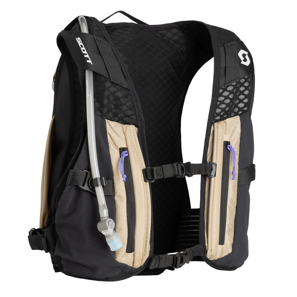 SCOTT Spin HY 6 Backpack in Portobello Beige/Vibrant Purple, view 2