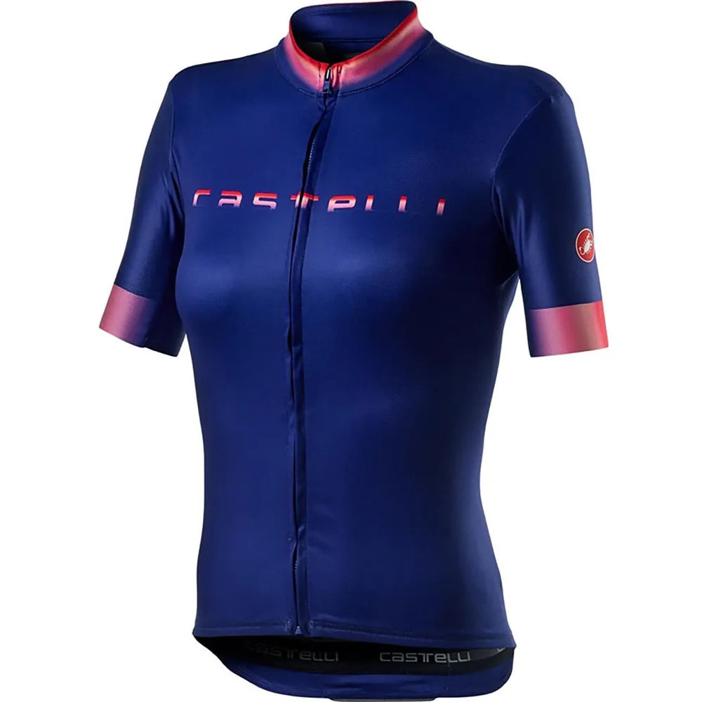 Castelli Gradient Womens Cycling Jersey in Blue 