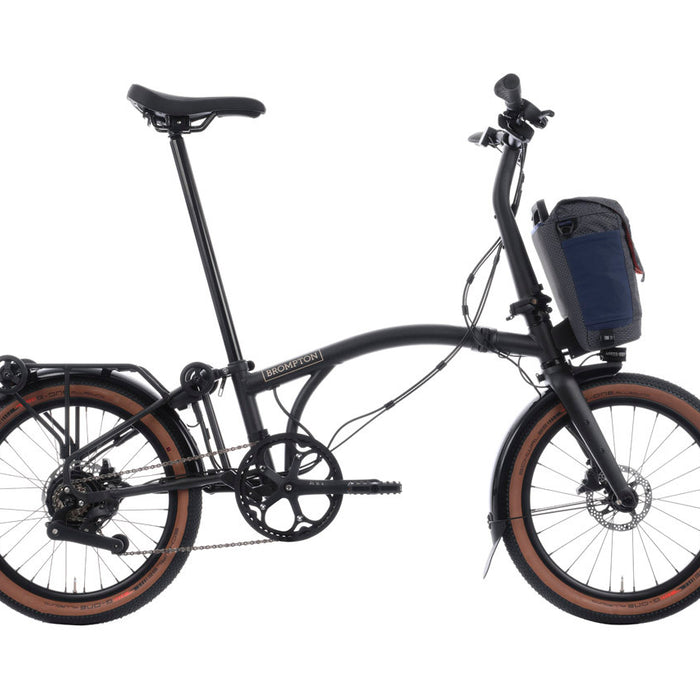 Brompton Electric G Line with SuperRoll+ and Handlebar Control e-Motiq system 4-speed in Space Black