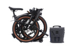 Brompton Electric G Line with SuperRoll+ and Handlebar Control e-Motiq system 4-speed in Space Black