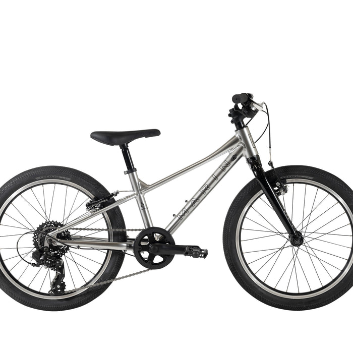 2025 Marin Coast Trail 20 7SP Kids Bike in Silver