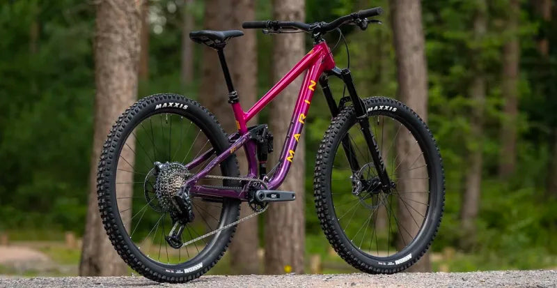2024 Marin Rift Zone 29" XR AXS  Full Suspension Mountain Bike in Pink-image-3
