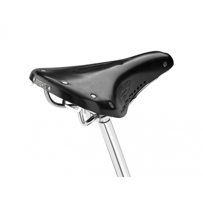 Brooks B17 Carved Short (Ladies) in Black