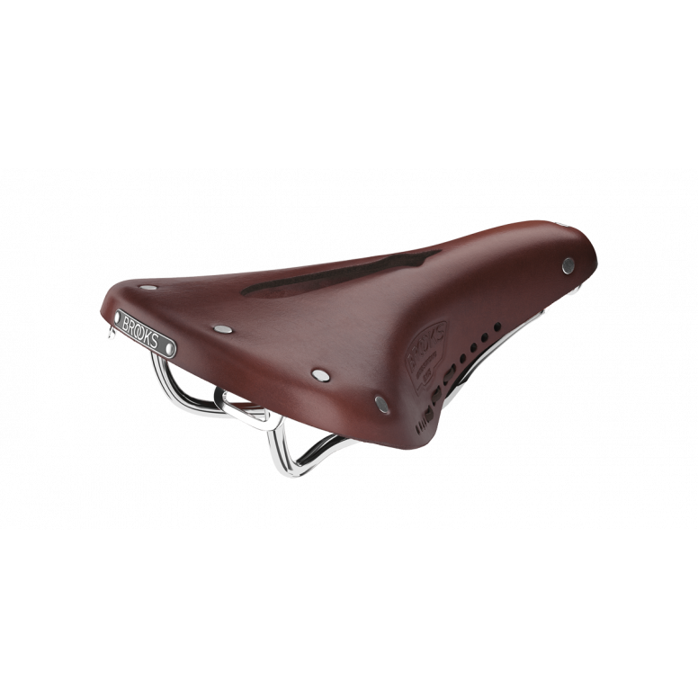 Brooks B17 Carved Short (Ladies) in Brown
