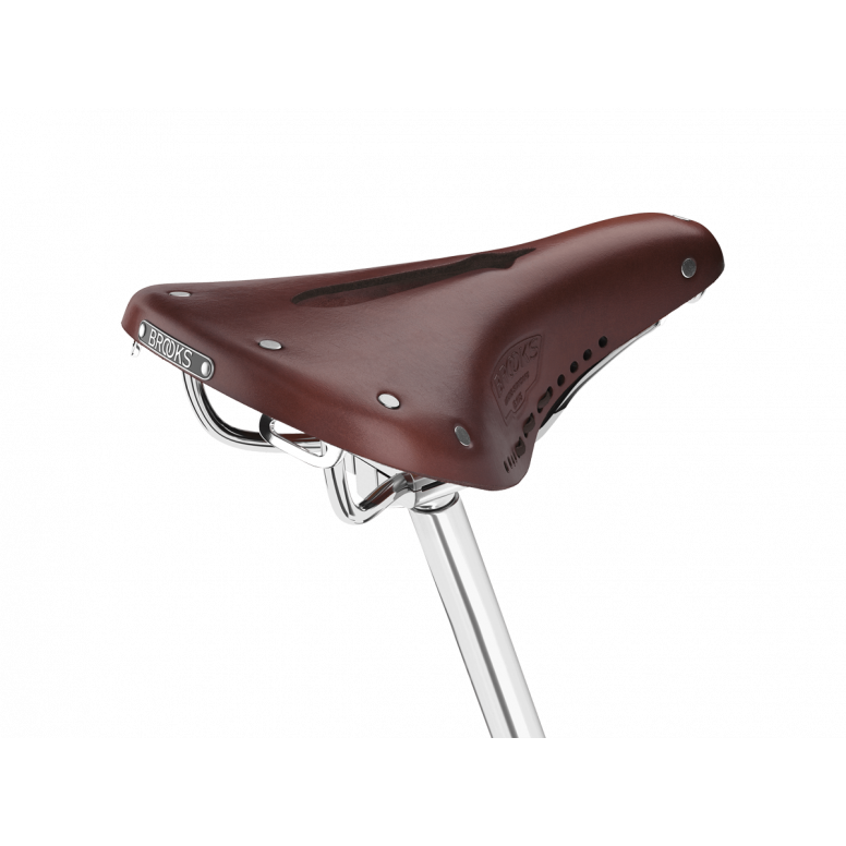 Brooks B17 Carved Short (Ladies) in Brown