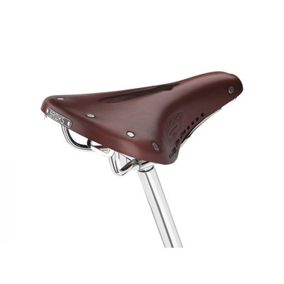 Brooks B17 Carved Short (Ladies) in Brown