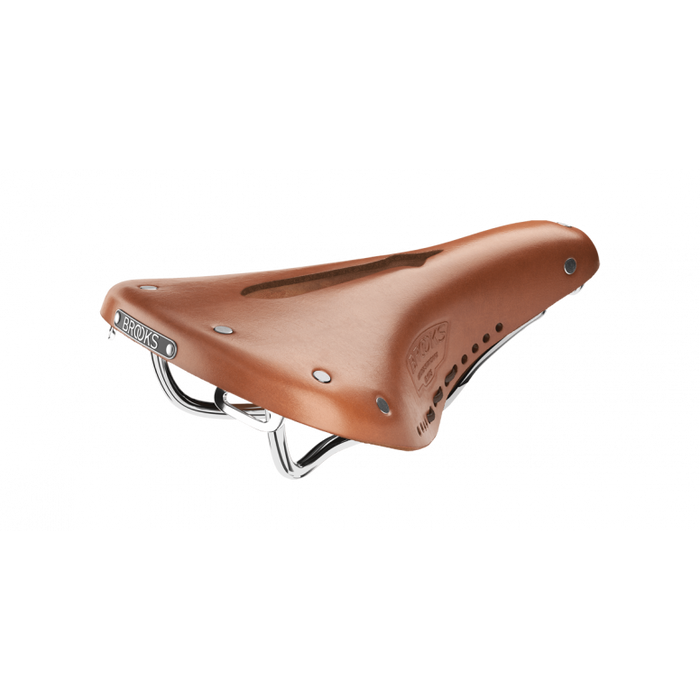 Brooks B17 Carved Short (Ladies) in Honey