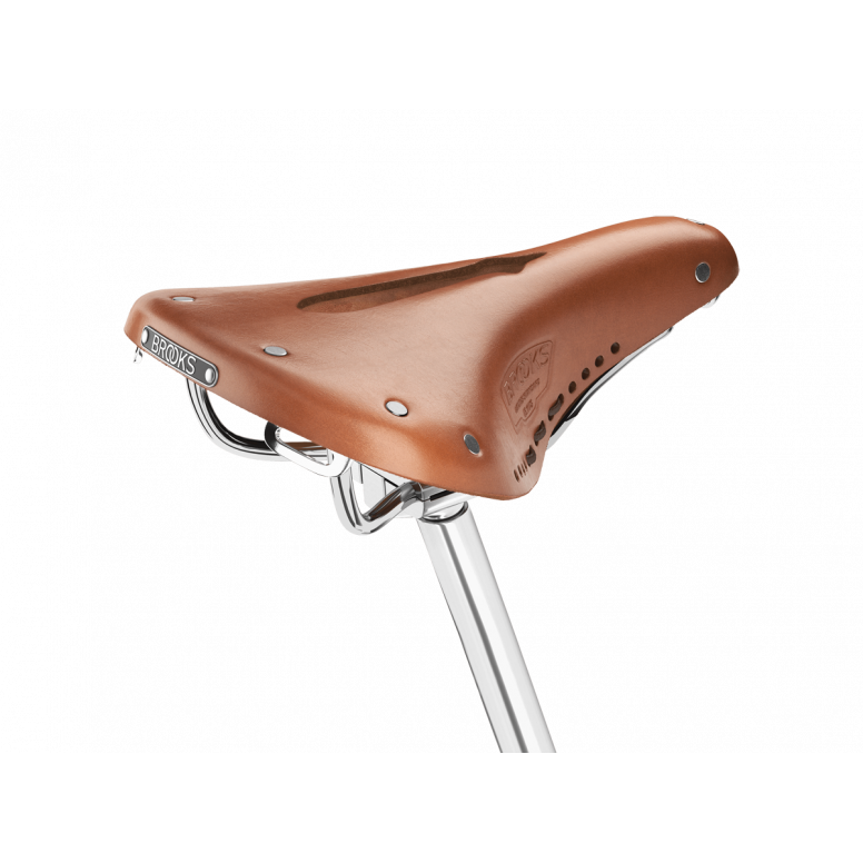 Brooks B17 Carved Short (Ladies) in Honey