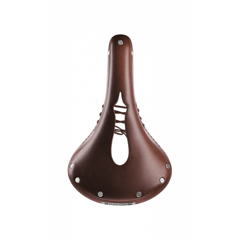Brooks B17 Carved in Brown