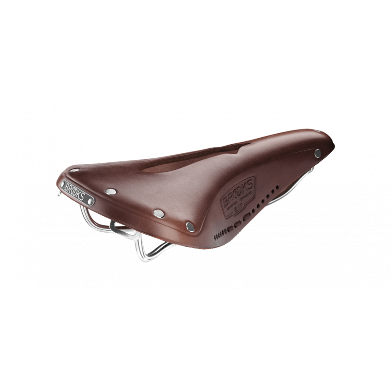 Brooks B17 Carved in Brown