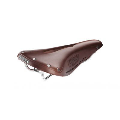 Brooks B17 Carved in Brown