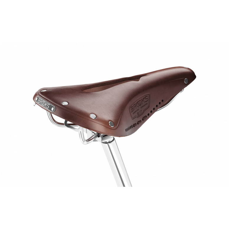 Brooks B17 Carved in Brown