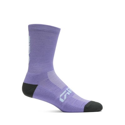 2026 GIRO Winter Merino Wool Unisex Cycling Socks in Purple Haze