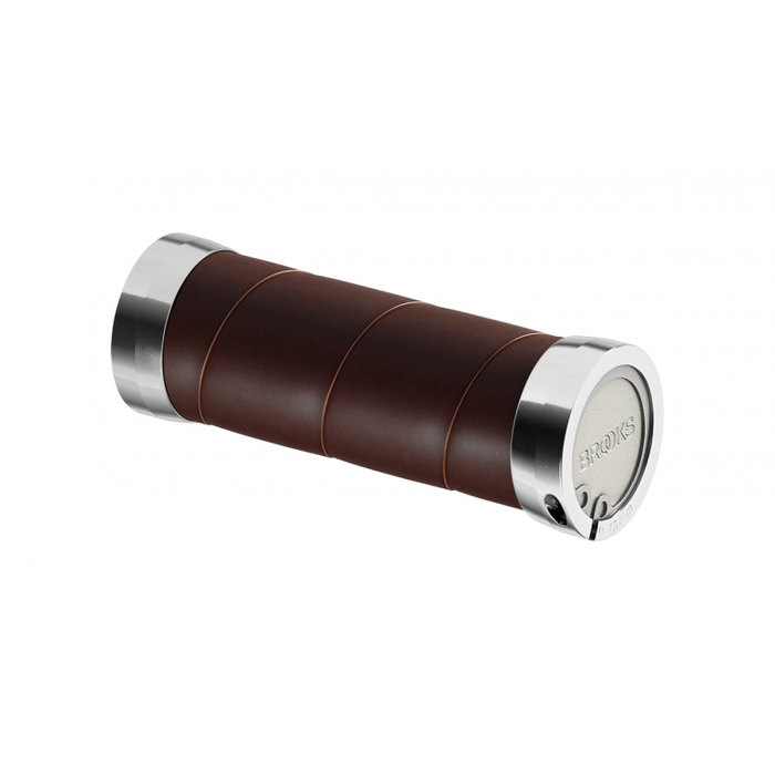 Brooks Slender Leather Grips in Brown