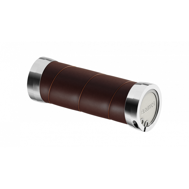 Brooks Slender Leather Grips in Brown
