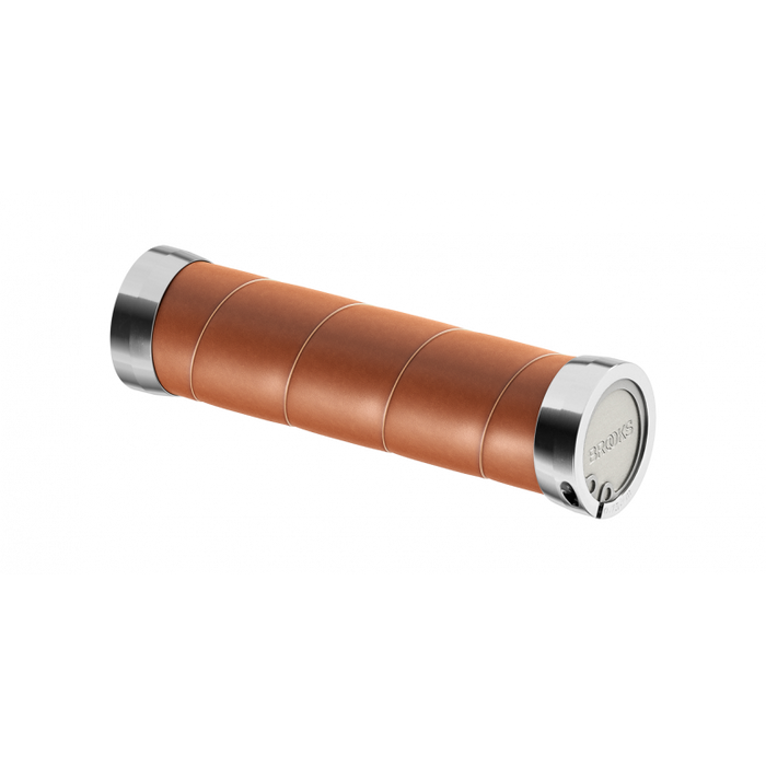 Brooks Slender Leather Grips in Honey