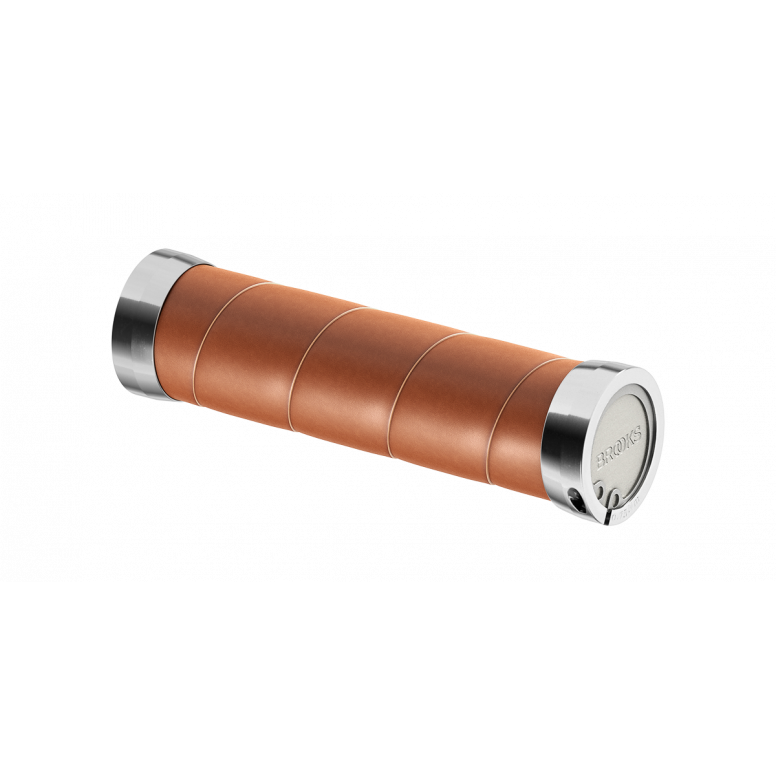 Brooks Slender Leather Grips in Honey