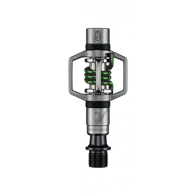 Crankbrothers Eggbeater 2 in Silver/Green