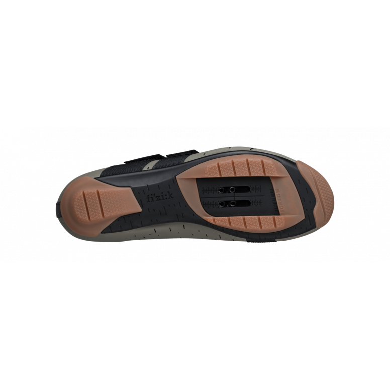 Fizik X4 Terra Powerstrap in Mud/Caramel