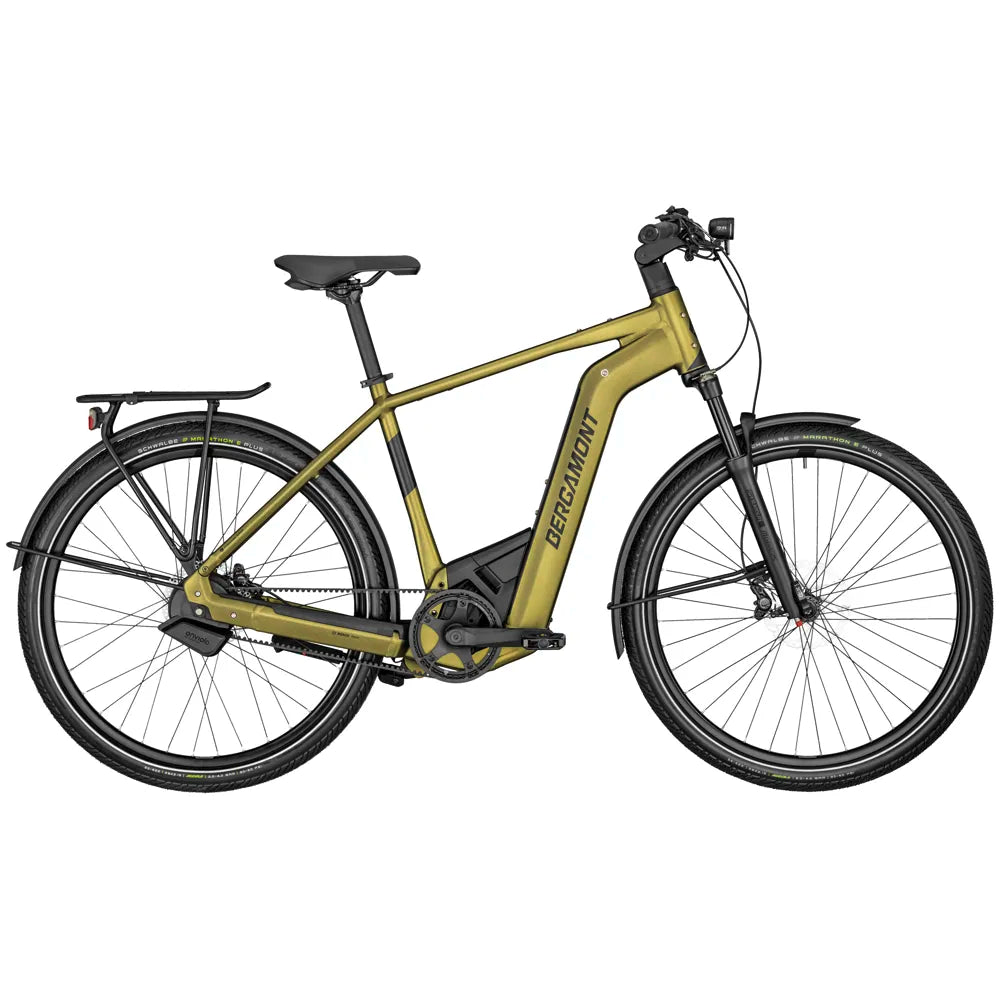 Bergamont E-Horizon Premium Pro Belt Hybrid Electric Bike in Green