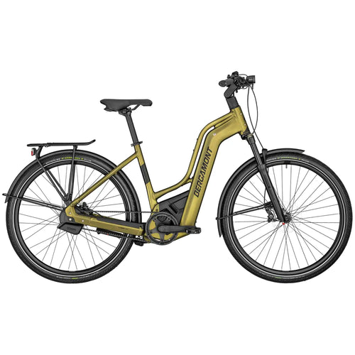 2022 Bergamont E-Horizon Premium Pro Belt Amsterdam Bike in Dark Gold