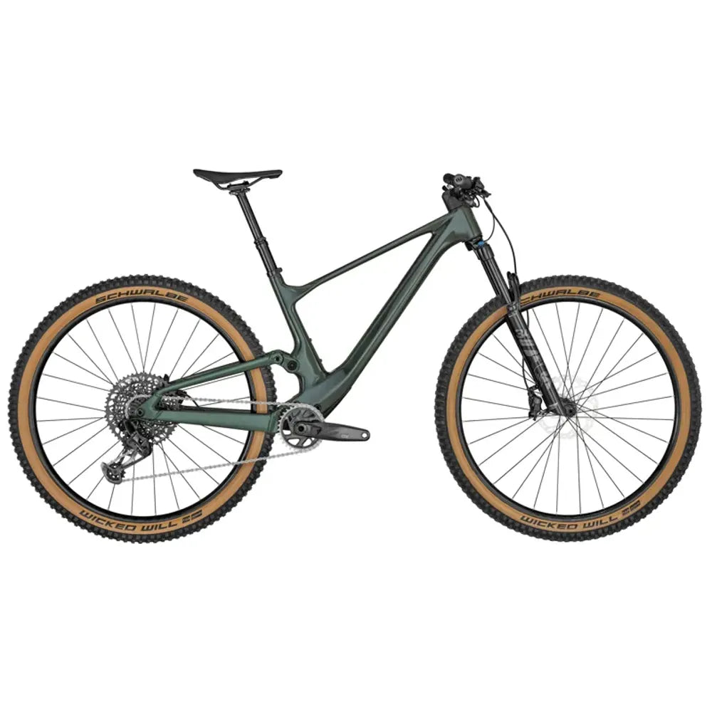 2024 SCOTT Spark 930 Carbon Full Suspension Mountain Bike in Green
