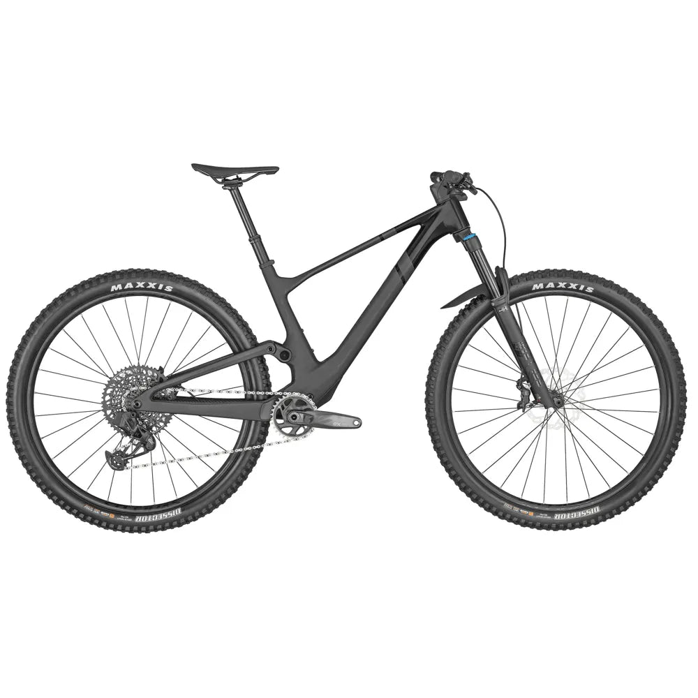 2023 SCOTT Spark ST 910 Carbon Full Suspension Mountain Bike in Black