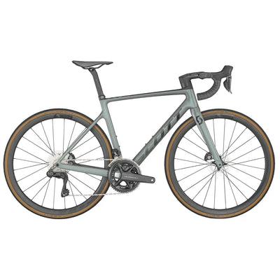 2023 SCOTT Addict RC 15 Ultegra Di2 Carbon Road Bike in Grey