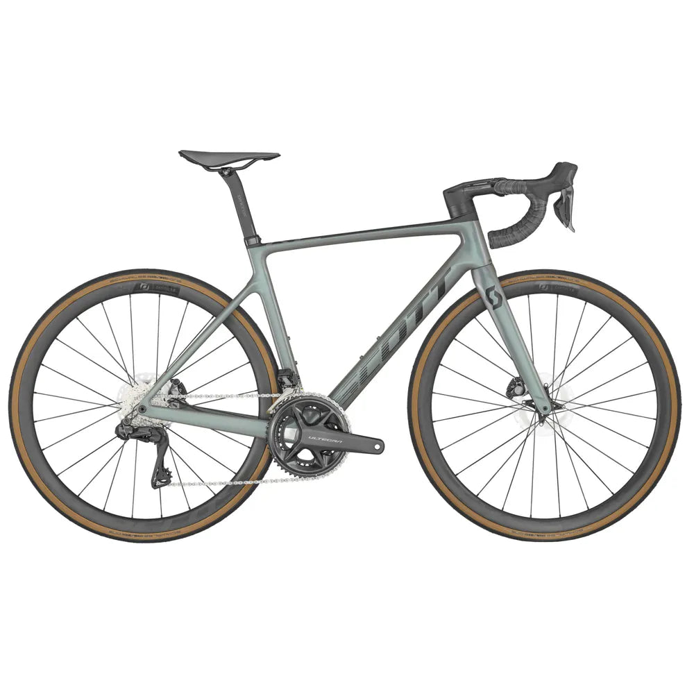 2023 SCOTT Addict RC 15 Ultegra Di2 Carbon Road Bike in Grey